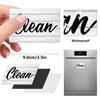 Kitchen Organization Dishwasher Magnet Child Friendly Decorative Magnet Minimalist Design Clean Dirty Sign Magnets