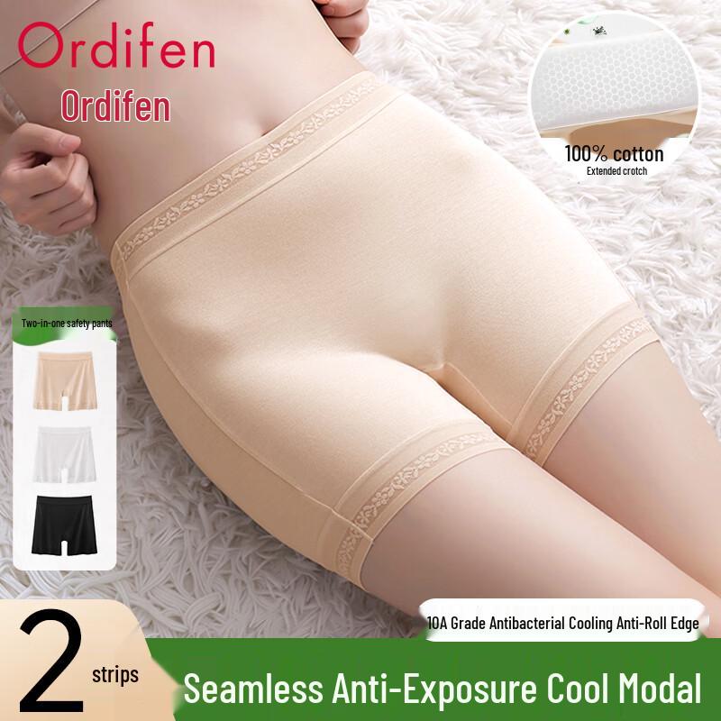 Odifen Women's Modal Anti-Exposure Safety Shorts