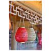 Solar Rattan Hanging Lantern with LED Light for Garden and Patio Weather Resistant Design with Multiple Installation Options