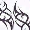 2 Pcs Stylish 3D New Man's Half Sleeve Arm Temporary Totem Tattoo Stickers Body Art Tatoo
