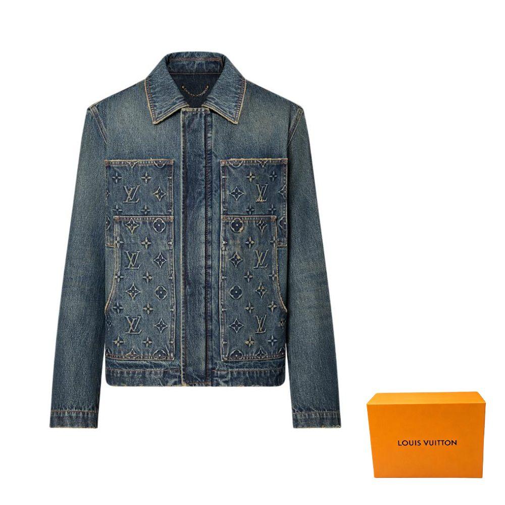 Louis Vuitton Denim Jacket Men's Ink Blue 1ABJ75