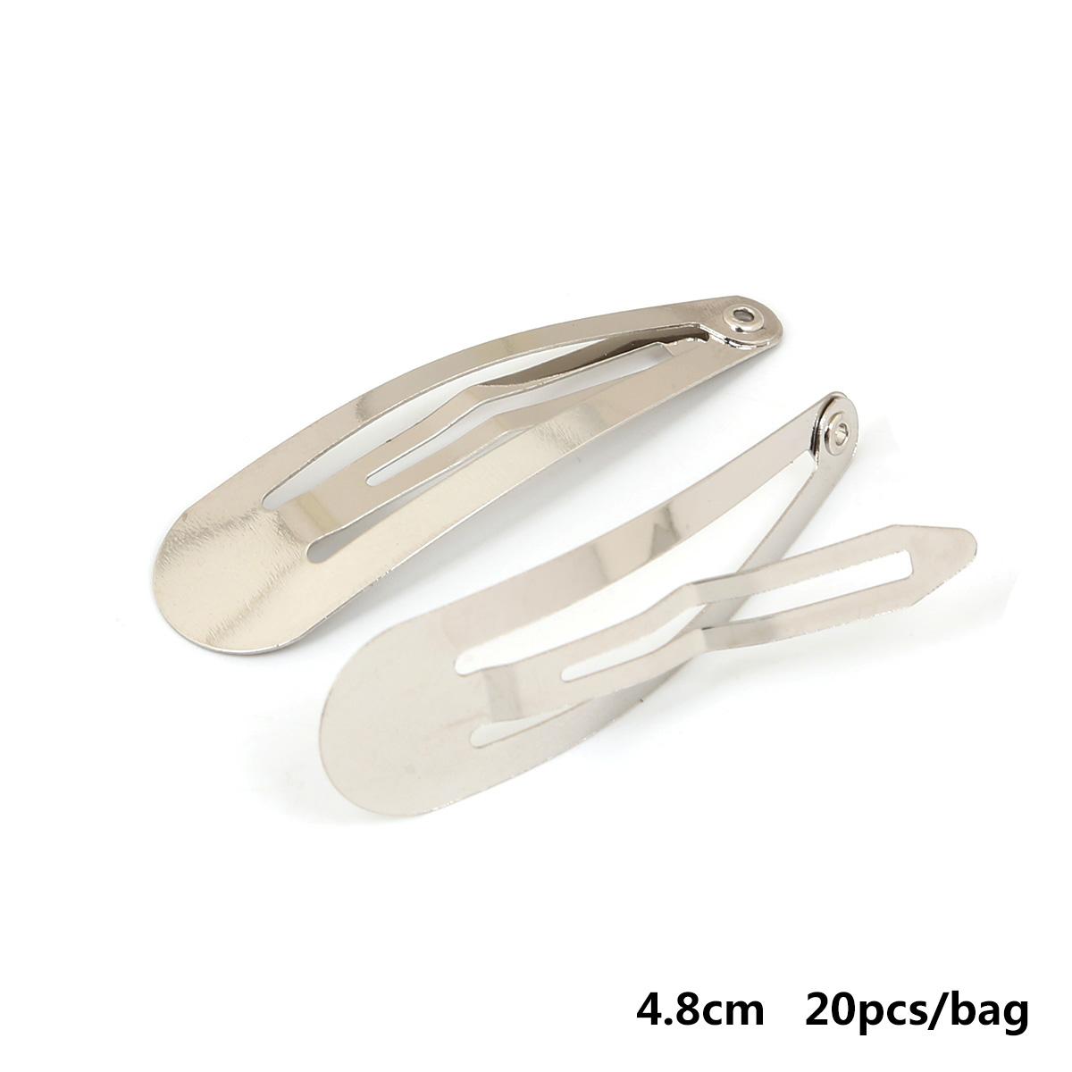 

Утюг разных размеров, расческа для волос, заколки для волос, заколки для волос, DIY ювелирные изделия, украшения для волос, аксессуары, основа 4.8cm 20pcs серебряный