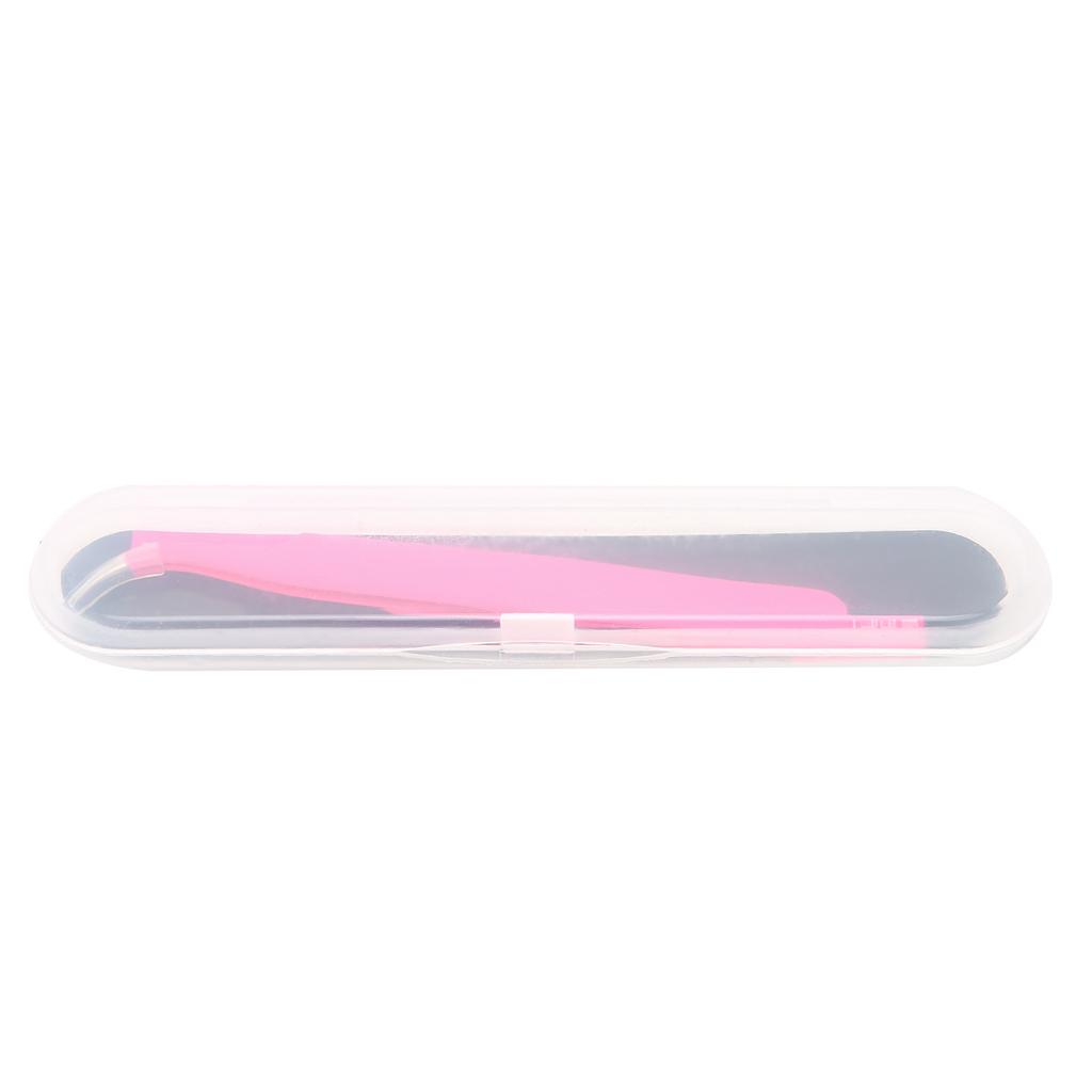 Curved Eyelash Extension Tweezers Professional Stainless Steel Eyelashes Grafting Tweezers