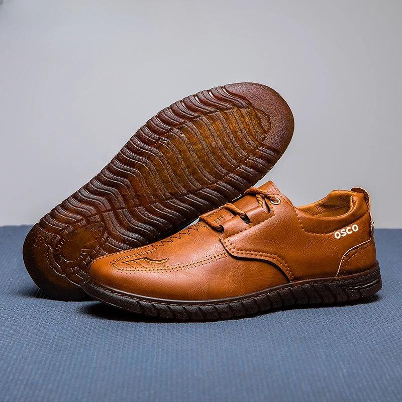 New In Soft Comfortable Moccasin Male Casual Shoe Summer Sale Social Adults Elegant On High Quality Fashion Men's Leather Shoes