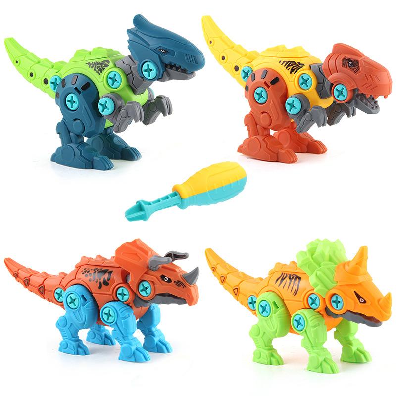 Children'S Hands-On Disassembly And Assembly Of Intellectual Toys, Dinosaur Egg Models, Screws, Disassembly And Assembly Nuts Diy Building Blocks