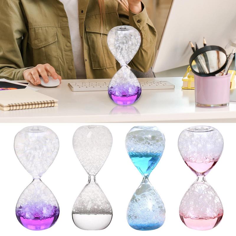 Traumblase Sanduhr Bewegungstimer Dekorative Tischdekoration Handwerk Glasbau Blasen-Sand Singendes Traumglas Flüssigkeit
