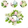 Easter Wreath Garland Gift Wall Hanging Ornament Front Door Decoration for Indoor Outdoor Wedding