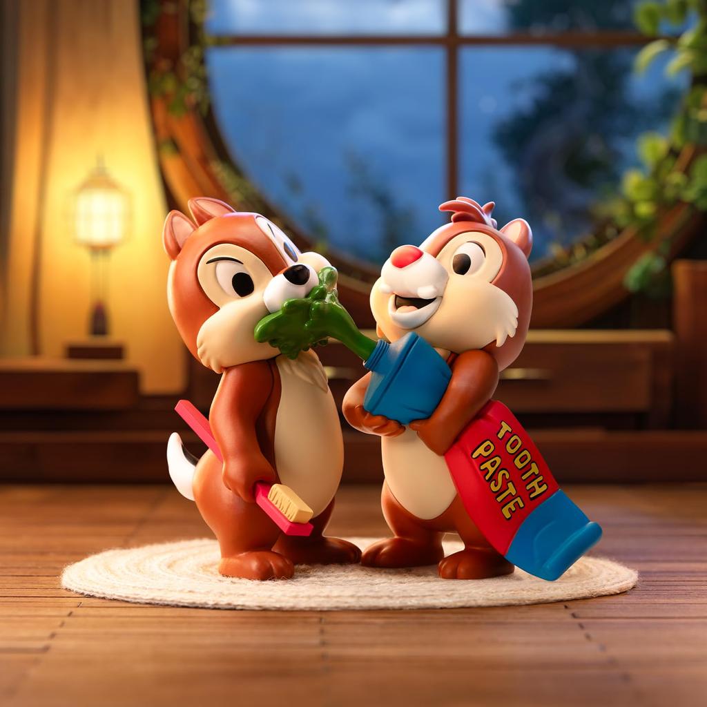 52TOYS Blind Box CHIP DALE Buddies Series Chip and Dale Figure Blind Box Trading Figure Collection Painted Figure