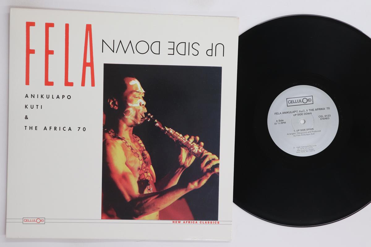 

LP Record FELA KUTI Up Side Down CEL6123 CELLULOID 2008 US World Music Used