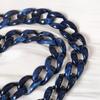 New Phone Accessory Detachable Parts Chain Blue Crossbody Resin Luxury Strap Amber Phone Case Chains Red Acrylic Shoulder Chain