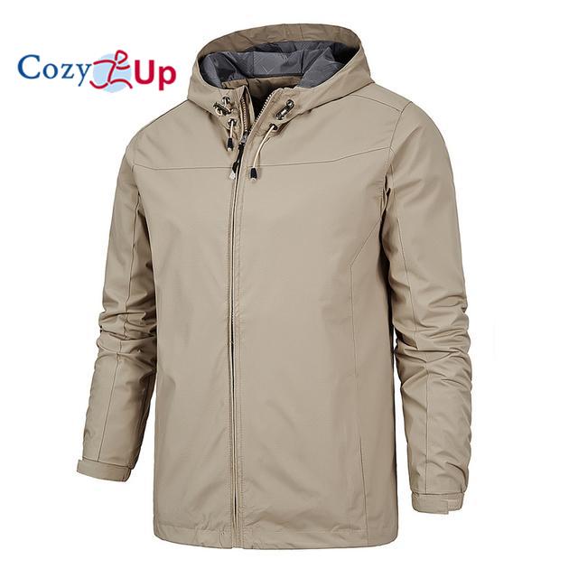 Cozy Up Men Outdoor Jacket Hooded Windbreaker Jacket Windproof and Waterproof Outdoor Windbreaker Jacket Men 6 Colors Available