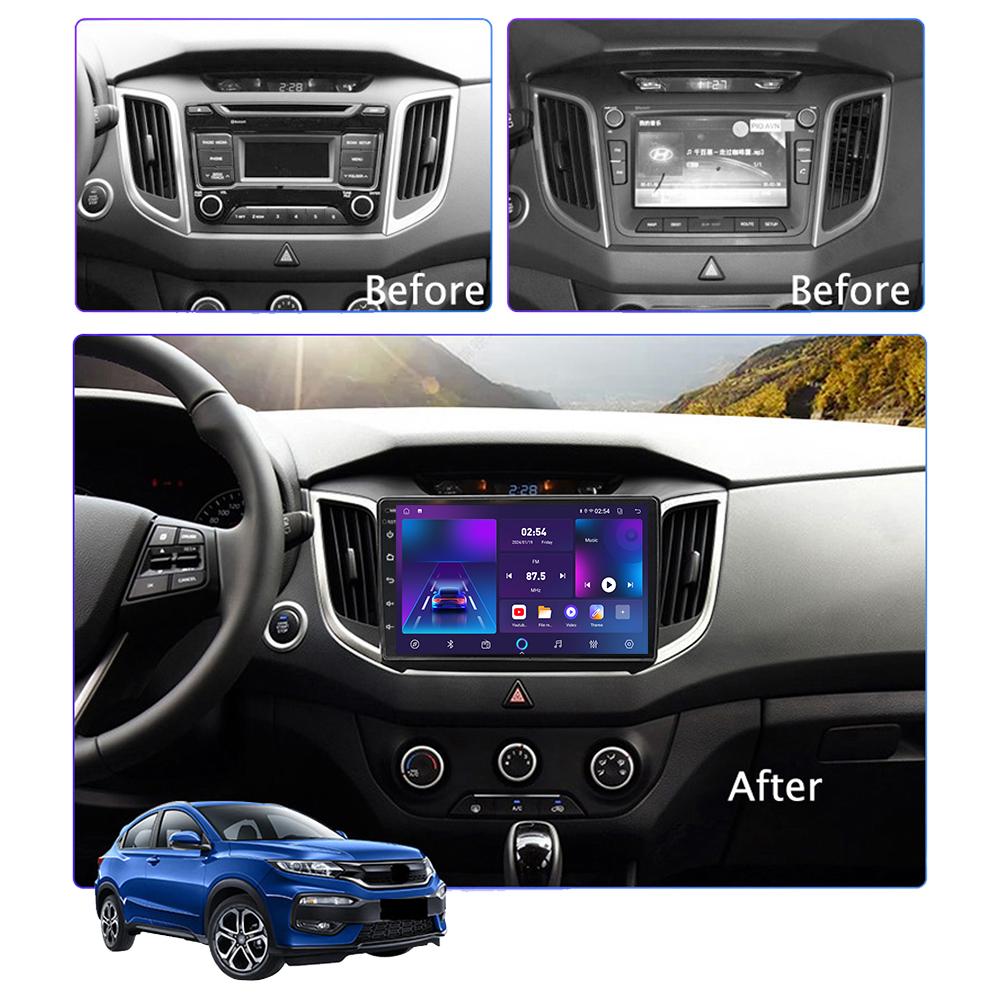 Android Car Radio For Hyundai Creta 2016-2021 Multimedia Player Head Unit Stereo GPS Navigation BT WIFI 1+16GB