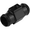 Motorcycle Water Temp Sensor Adapter, 18mm, 22mm (Optional), Black, Aluminum Alloy, Universal Fit, Includes 2 Clamps, Modern Style, Water Heater Use