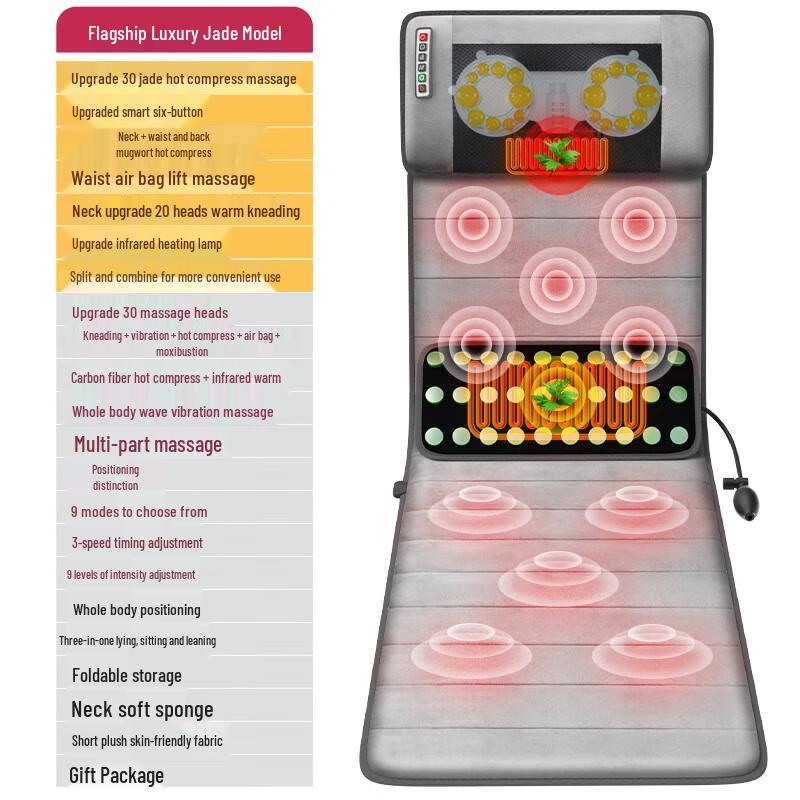 Full Body Electric Massage Mat with Heat and Airbags