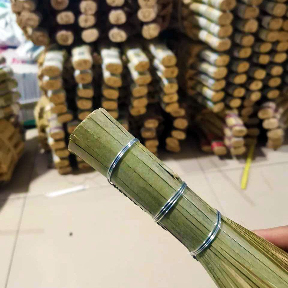 Handgjord Bambukruksborste - Non-stick Oljerengöringsborste för Hushållskök, Hotell och Restauranger