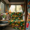 Taco Fiesta With Chili Peppers And Cacti Design Blanketcustomizable With Your Namecomfortable And Stylish Perfect For Travel Beds Chairs Offices Sofas