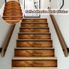6Pcs/13Pcs Waterproof Exquisite Home Decoration Beautify Simulated Sticker Step Decoration Wood Grain Sticker PVC