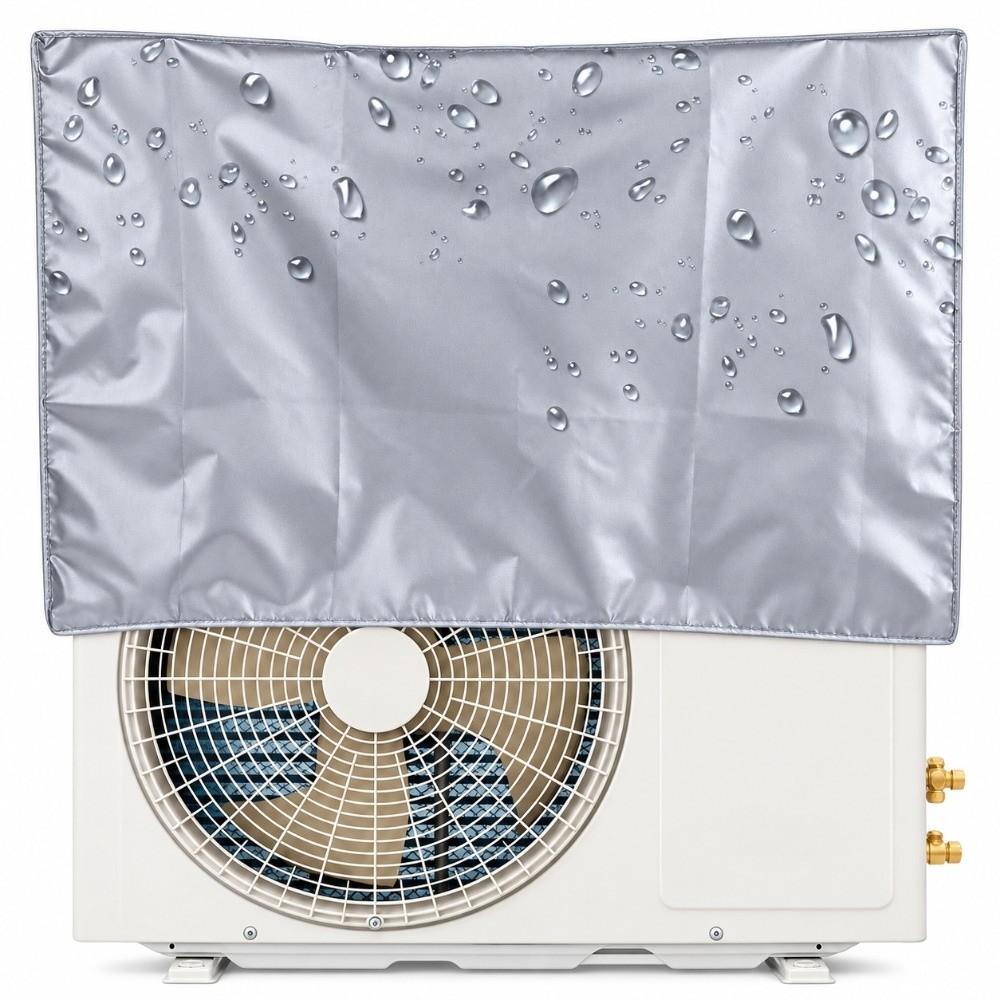 96 40 70cm Outdoor AC Cover Silver Color AC Unit Cover Conditioner Protector  Protection Cover