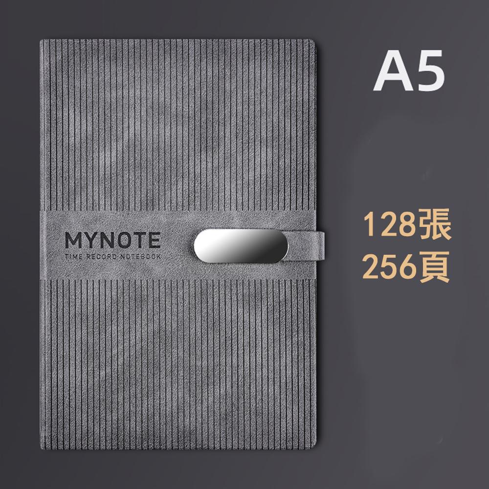 (Logo Can Be Engraved) A5 Buckle Business Leather Notebook, Student Notepad, Meeting Minutes, Diary, Subject Notebook