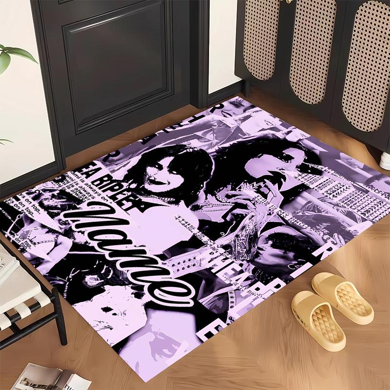 Rea (1) Tappeto da Ufficio Personalizzato con Nome Decorazione Elegante per Soggiorno Camera da Letto Cucina