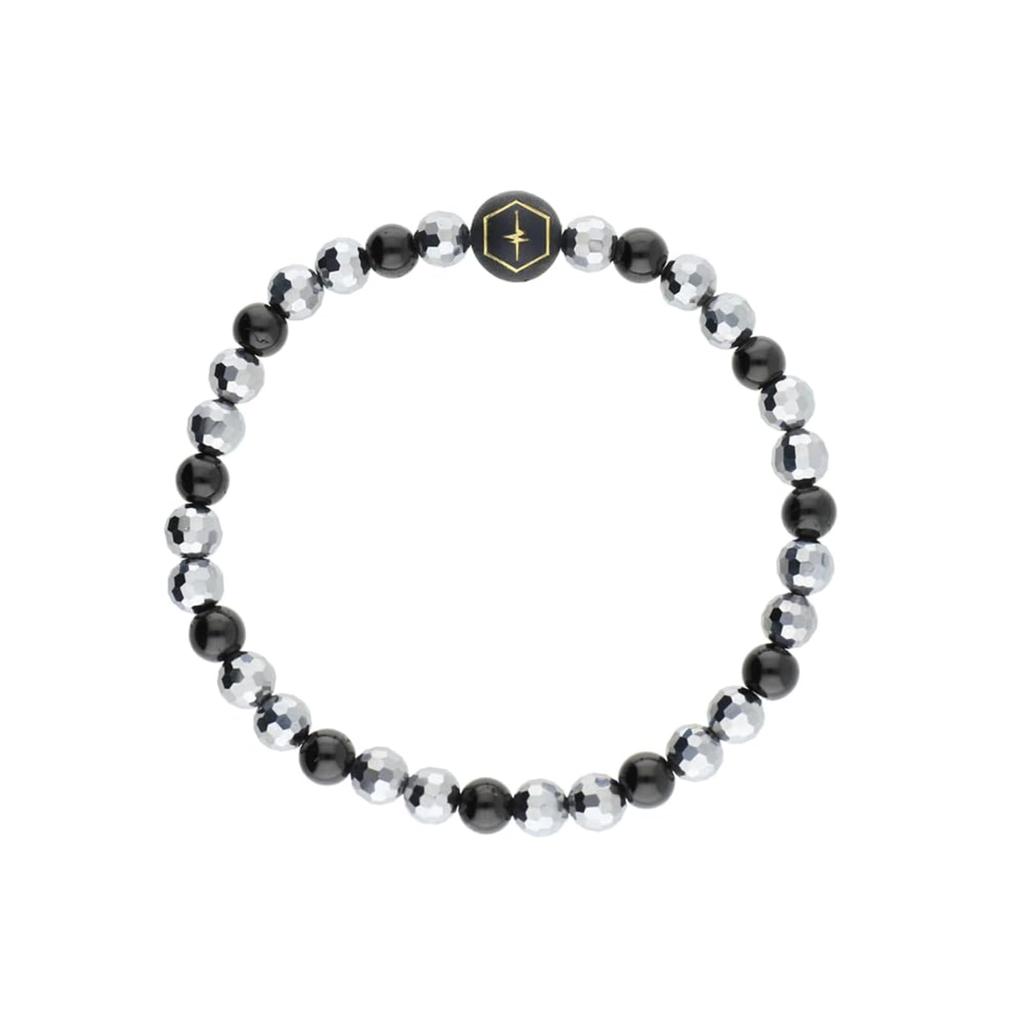 [ZAAP] Tech Armband BT6 Bracelet with Natural Terahertz Stone (Black Tourmaline 6mm/Small)