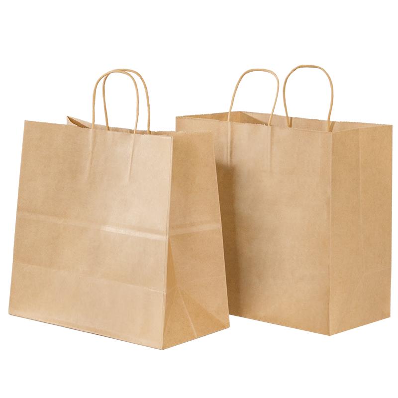 Одноразовые крафтовые пакеты для еды на вынос