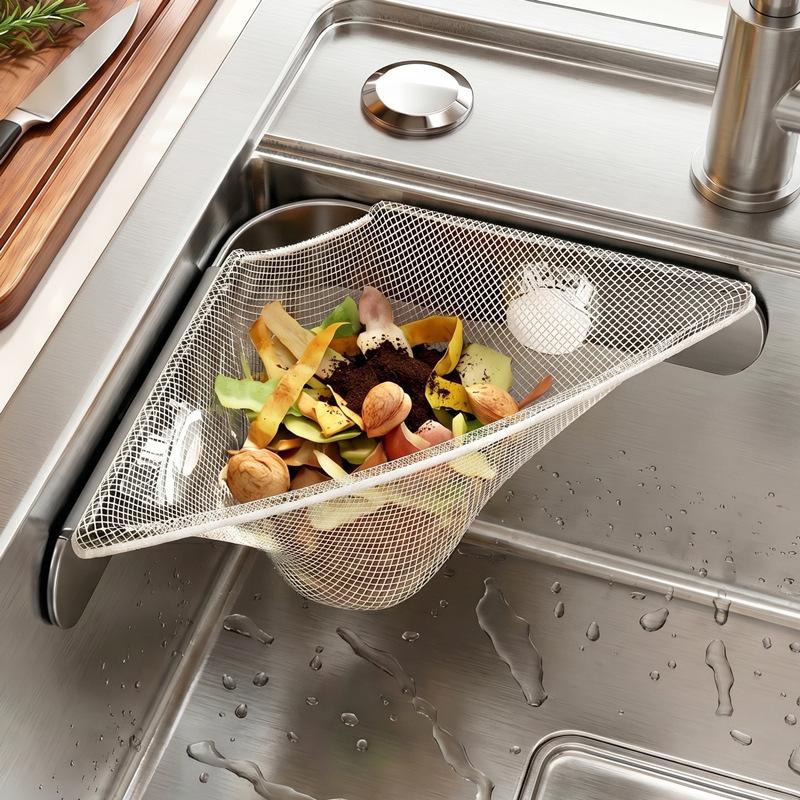 Kitchen Sink Filter Rack Disposable Leftovers Dishwasher Garbage Residue Anti-Plugging Drain Basket Artifact