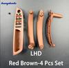 E70 4-teiliges Set LHD RHD Innen Fahrerseite Türfensterschalter Armlehne Abdeckung Zuggriff Ersatz für BMW X5 X6 E70 E71 E72 2007-2013