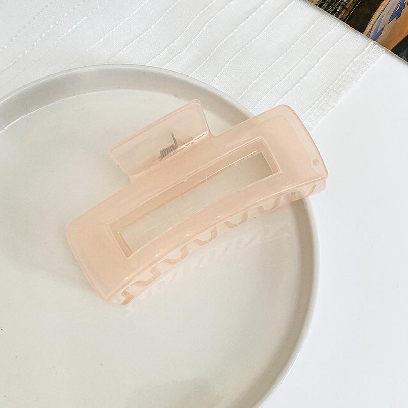 

Большие зажимы-крабы 13 см для густых волос, простые геометрические зажимы-акулы, заколки для головы, темпераментные царапающие зажимы, аксессуары для волос