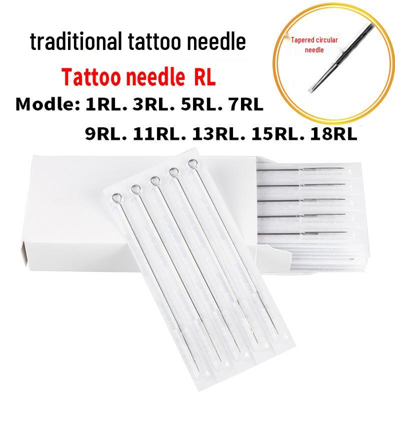 50pcs Disposable Round Liner Tattoo Needles for Coil/Motor Machine