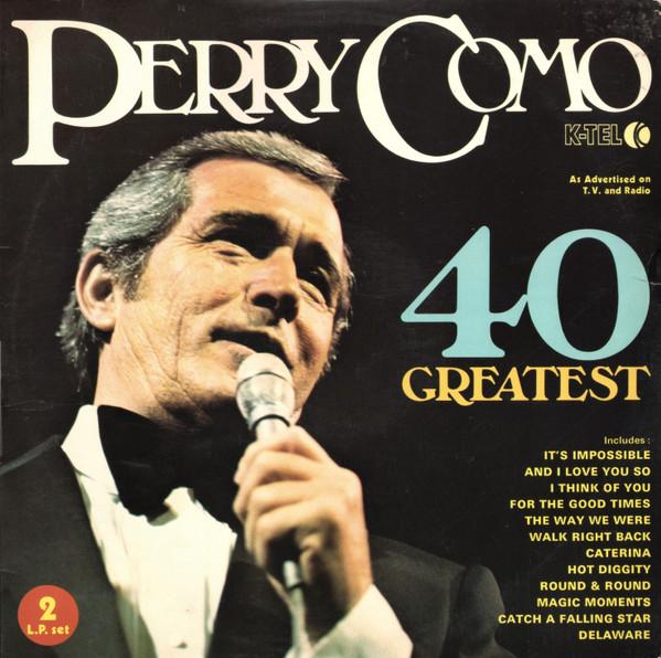 

LP Record PERRY COMO 40 Greatest NE700 KTEL UK Jazz Used