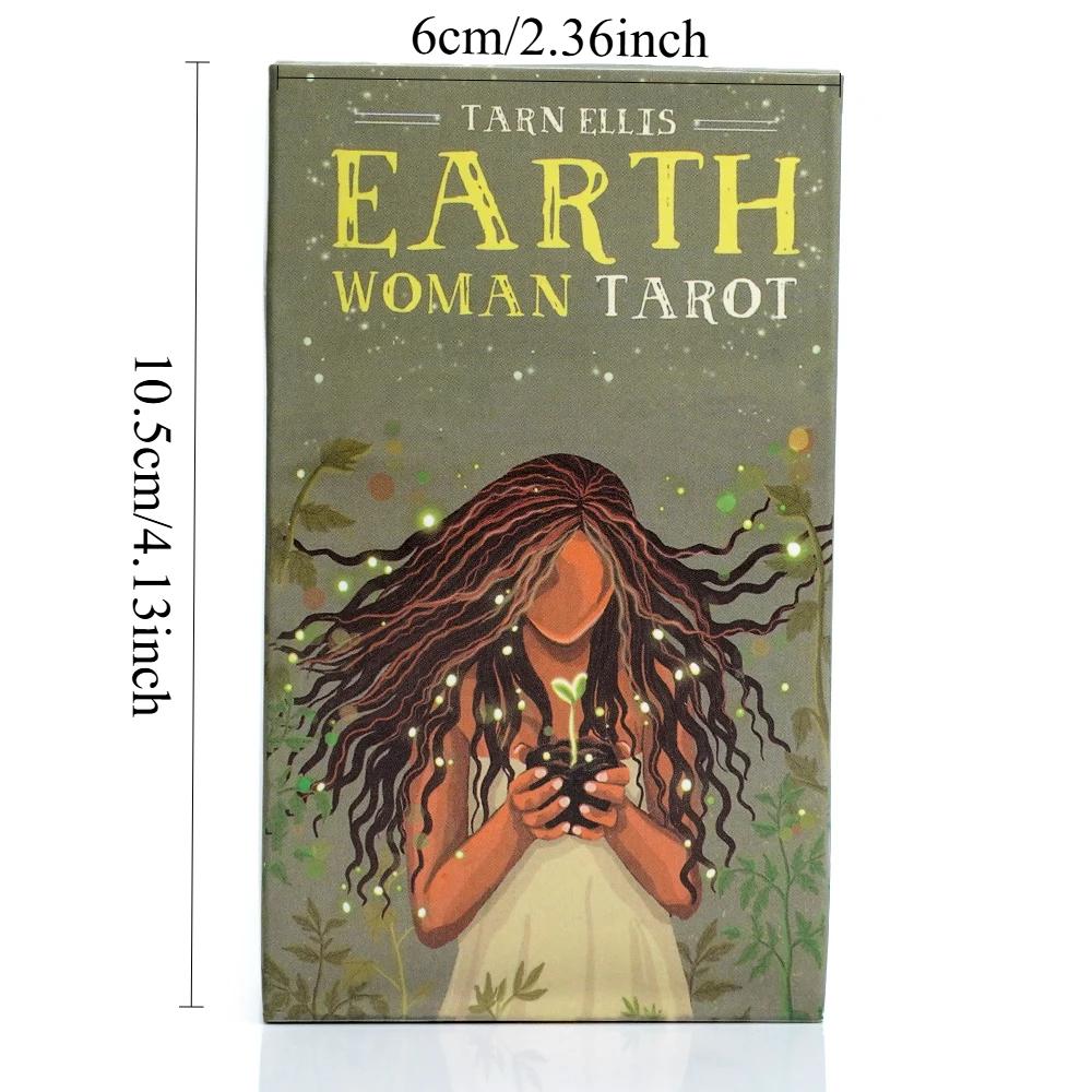 Earth Woman Tarot Deck 78 Pcs Tarot Cards Nurture Your Intuition and Celebrate Mother Nature's Wisdom 10.3*6cm