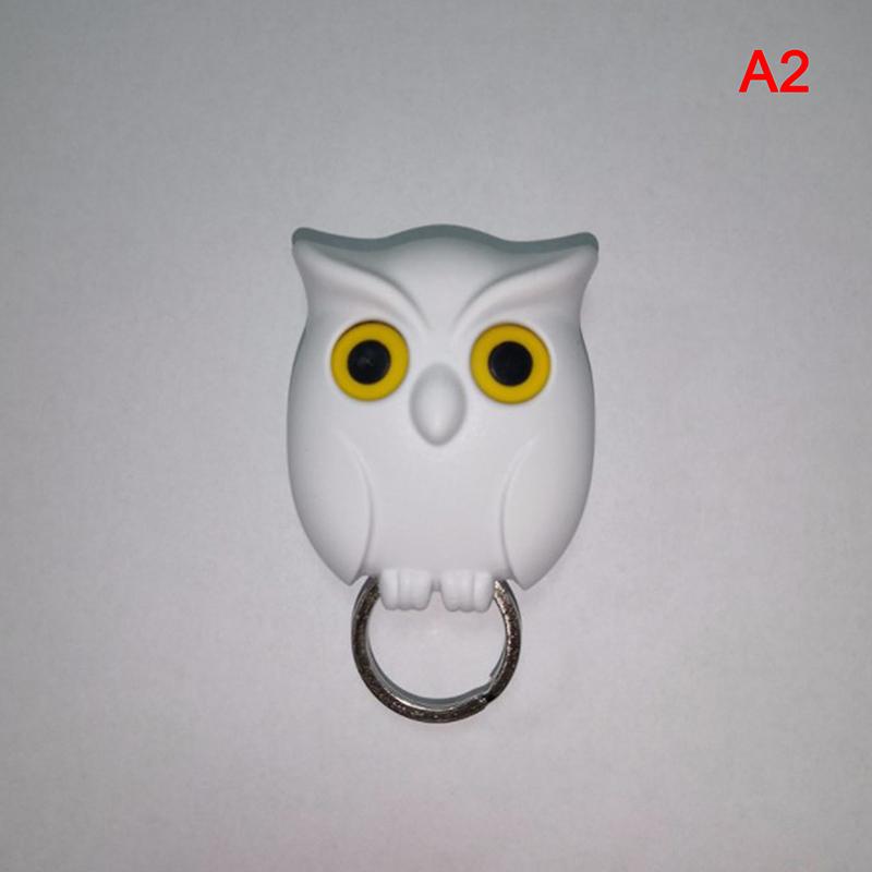 1 Stück Kunststoff Eule Schlüsselhaken Kein Schlag Tür Eingang Wohnzimmer Klebstoff Wandbehang Organisation Lagerung