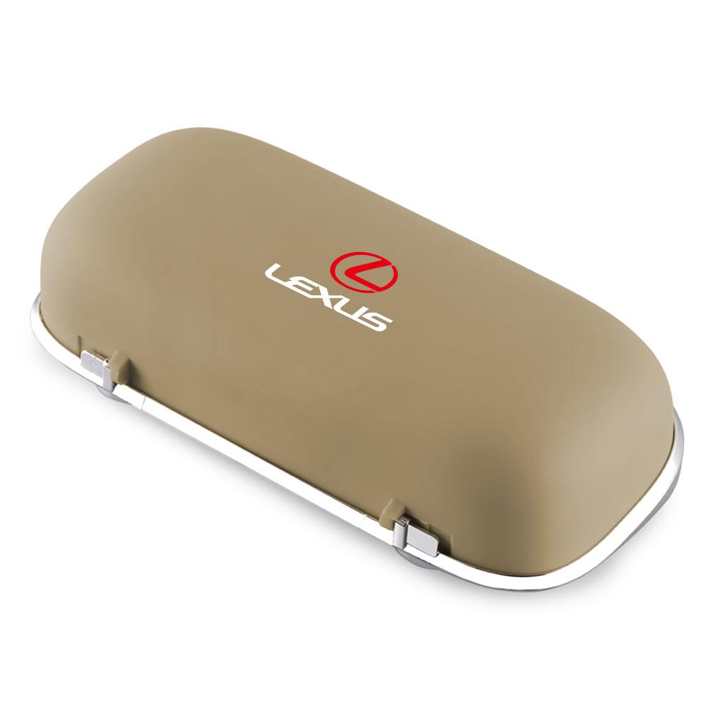 ABS Car Eyeglass Storage Box Visor Sunglasses Bank Card Ticket Clip For Lexus CT200h NX300h RX300 RX330 EX300h F Sport IS RX NX