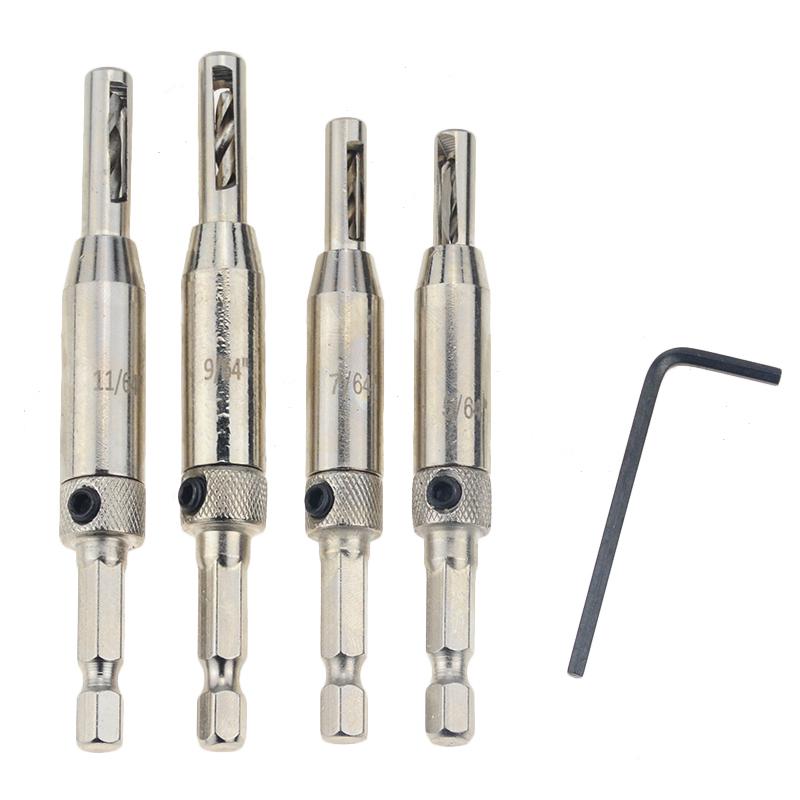 4PCS Door Snd Window Hinge Hinge Hole Opener Hexagonal Positioning Shaped Drill 4PCS Door Snd Window Hinge Hinge Hole Opener Hexagonal Positioning Shaped Drill