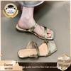 Women's 2026 Platform Open-Toe Summer Sandals – New Style Fashion Square-Toe Single Strap Commuting Slippers