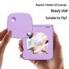 GKK Ultra-Thin Magnetic Makeup Mirror Case for Samsung Z Flip7 - Full Coverage Folding Screen Protection