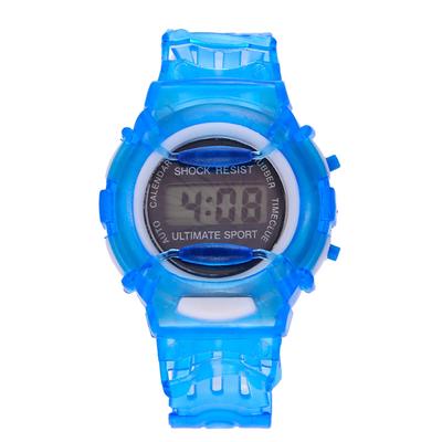 Jungen Mädchen Kinder Studenten wasserdichte digitale Armbanduhr Sport blau