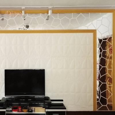 NO.HM 3D Self-adhesive Decorative Wall Molding Skirting Line Mural Border Sticker Room Decal