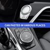 AABDV1 1/2/5/10pcs Car Badges Auto Interior Decor Logo Stickers for Mercedes Benz Maybach W204 W205 W211 W21 C260 E300 W205 W212 AMG