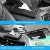Car Visor Tissue Holders PU Leather Universal Car Sun Visor Hanging Tissue Boxs Auto Interior Storage Decoration Accessories