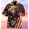 Summer Hawaiian Shirt Flamingo Short Sleeve Funny Men's Clothing Fashion Special Offer High-quality Shirts