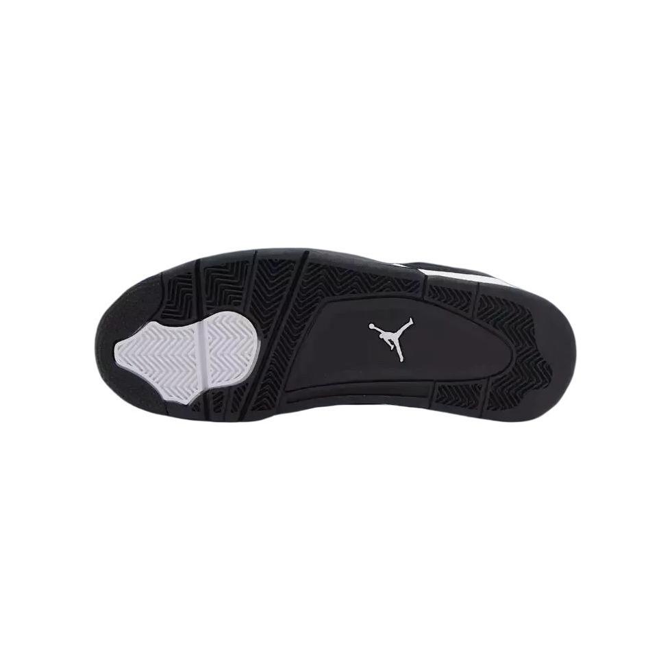 Air Jordan 4 Retro TD White Thunder Baby Sneakers Black FV4538-001
