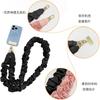 Retro Solid Color Mobile Phone Lanyard with Gasket Hanging Handbag Wide Colored Straps Phone Accessories Handbag Belt for Unisex