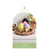 Handcrafted Easter Egg for For NEST Woven Vine Tabletop Ornament Foam Craft with Pine Cone Accents Multicolor 19.5 19.5 10cm