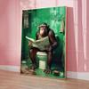 Chimpanzee Cat Dog Animal Funny Poster Classic Vintage Posters HD Quality Wall Art Retro Posters for Home Room Wall Decor