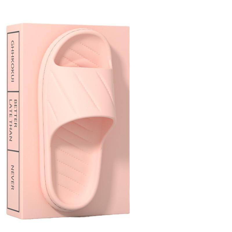 Slippers men's summer indoor home couple cool slippers bathroom bath shoes silent women's home non-slip soft sole
