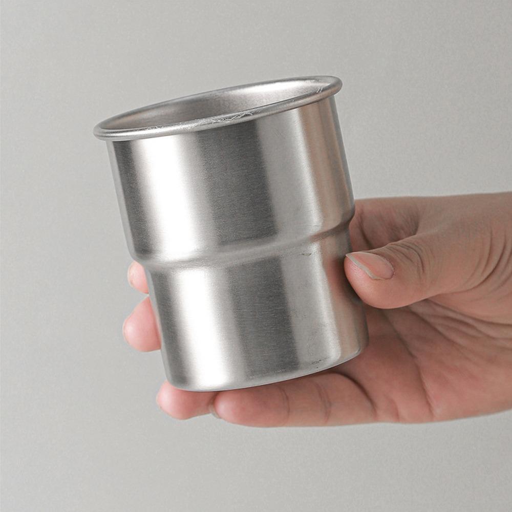 300ml/10oz Stainless Steel Drinkware Water Cup 304 Stainless Steel Coffee Cup Suitable for Family Outdoor Camping Travel Mug