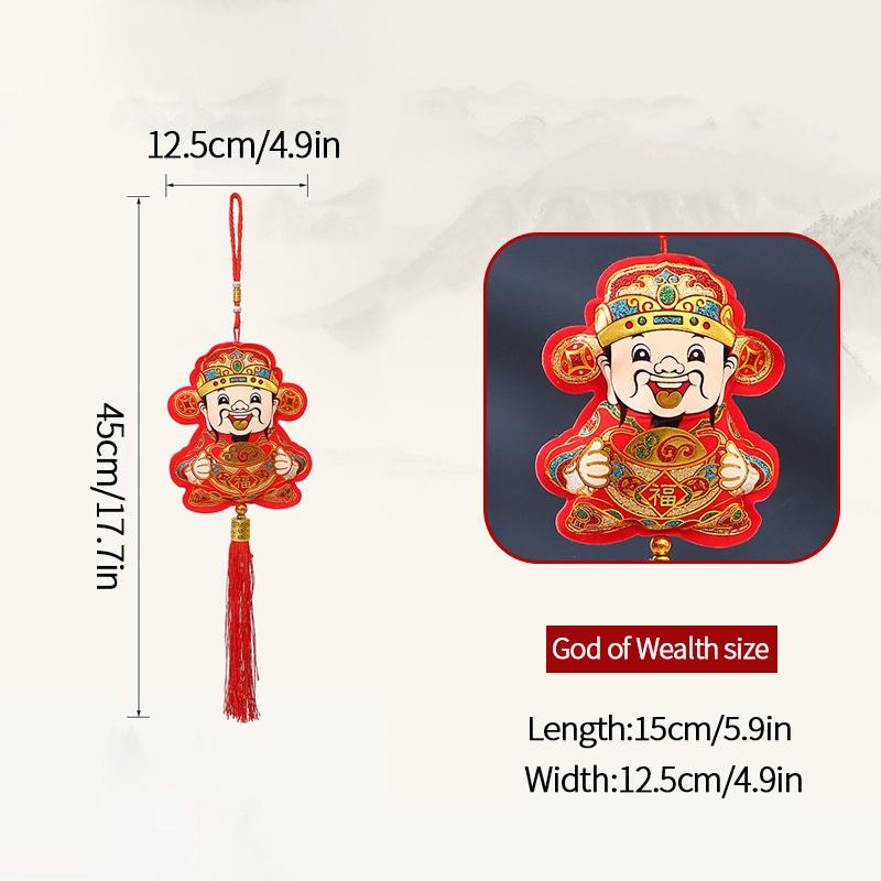 Chinese New Year 2025 Decorations Chinese Spring Festival Hanging Pendant Door Wall Ornament Traditional Chinese Room Decoration