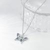 925 Sterling Silver Butterfly Necklace Femininity Clavicle Chain
